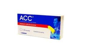 Opakowanie ACC 200 mg, które ułatwia odkrztałszanie. To optima na co dzień, gdy potrzebujesz ulgi.