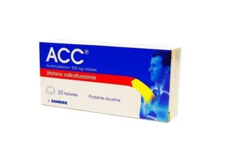 Opakowanie ACC 200 mg, które ułatwia odkrztałszanie. To optima na co dzień, gdy potrzebujesz ulgi.
