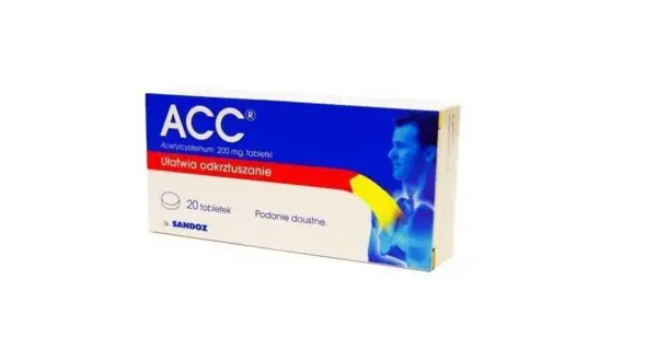 Opakowanie ACC 200 mg, które ułatwia odkrztałszanie. To optima na co dzień, gdy potrzebujesz ulgi.