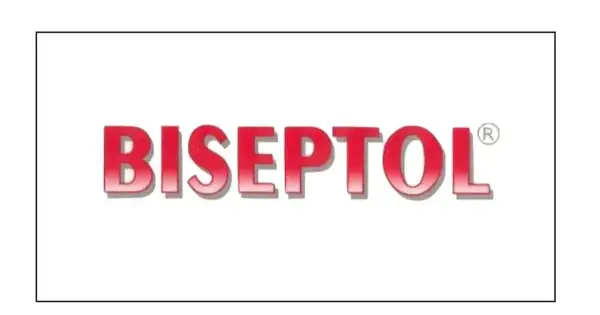 Czerwony napis Biseptol z symbolem ®. Biseptol na co? To lek stosowany w leczeniu infekcji bakteryjnych.